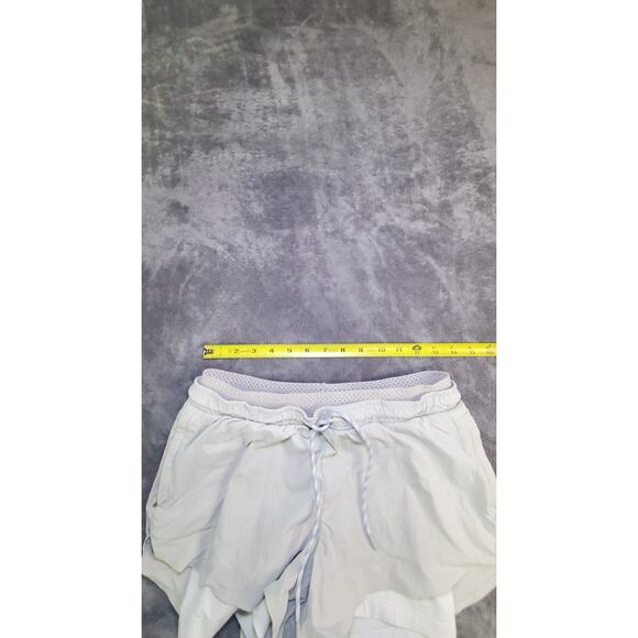 Athleta Crest 2in1 Shortie Womens Sz 6 Small Shorts Elastic Waist Drawstring C26 - Picture 5 of 9